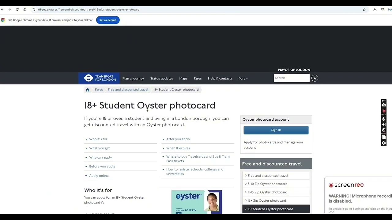 #Uk #student   #oyster #card #apply