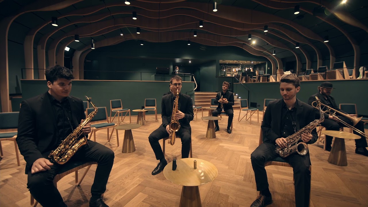 JazzHall Large Ensemble - Hot House (feat. Nils Landgren, Dan Gottshall)