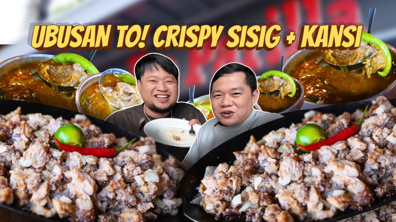 TINAYA ANG PANGALAN SA SARAP! 😱 Crispy Sisig at Kansi | Kuya Dex x Kabs Chez