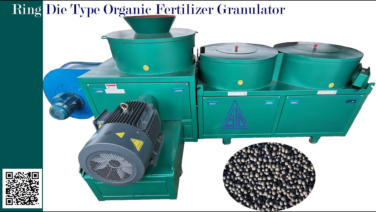 Organic Fertilizer Granulator Running in Organic Fertilizer Plant