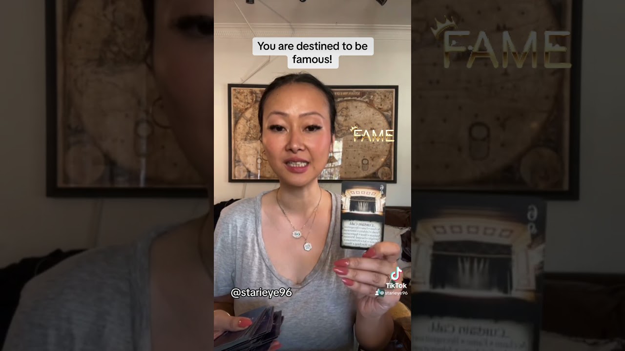 You’re destined to be FAMOUS!!!