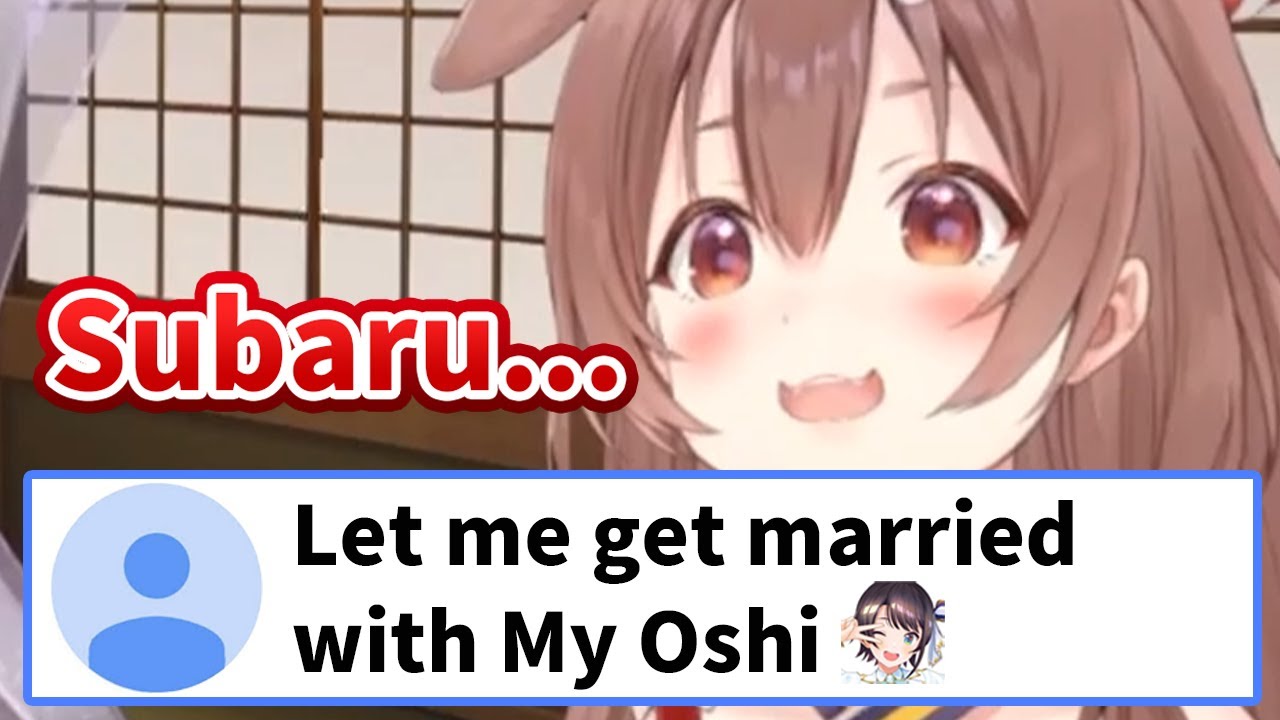 Korone's viewer wishes to get married with Subaru [Hololive Eng Sub]
