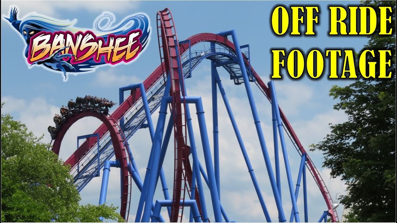 Banshee at Kings Island Off-Ride Footage (No Copyright)
