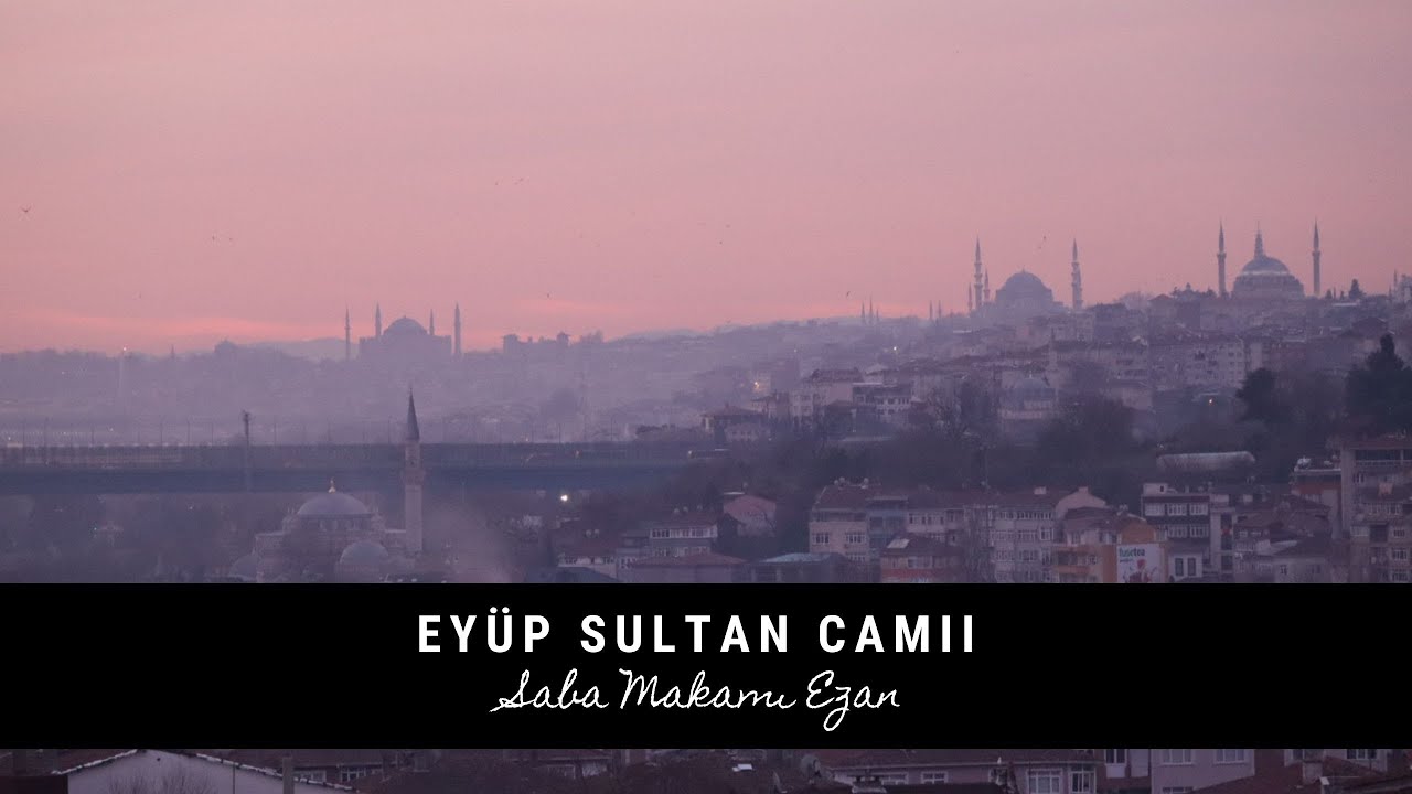 Halit Törün - Eyüp Sultan Camii Sabah Ezanı - Mahya Manzaralı - Saba Makamı - 2. Sahur Ramazan 2022
