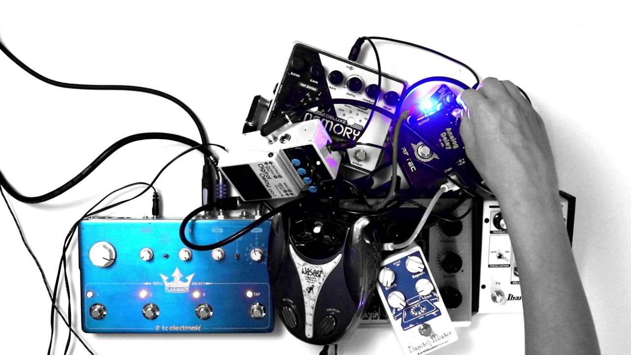 No input feedback loop with delay pedals only