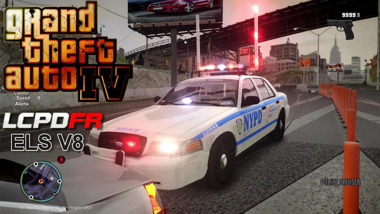 GTA IV - LCPDFR - 1.0C - EPiSODE 76 - NYPD CROWN VICTORIA HIGHWAY PATROL