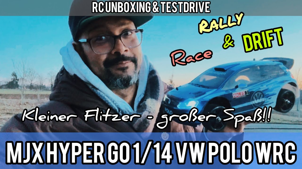 MJX Hyper GO 1/14 VW Polo WRC - Kleiner Flitzer, Großer Spaß!! 