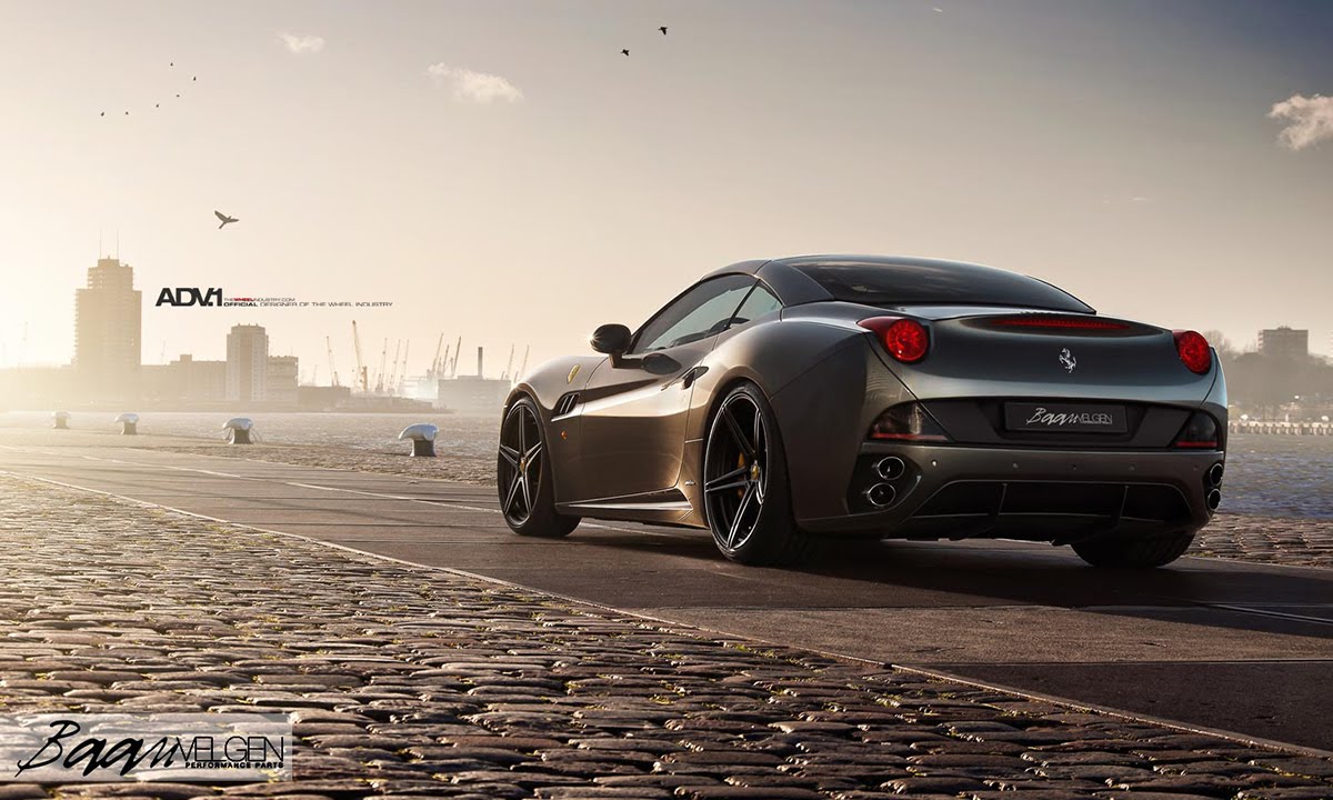 Modified Ferrari California on ADV.1 Wheels by Baan Velgen