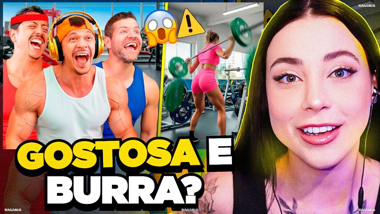 a academia NÃO ACEITA ISSO 😳 (ft. Renato Albani & Victor Sarro) #2‹  Ellen reagindo ›