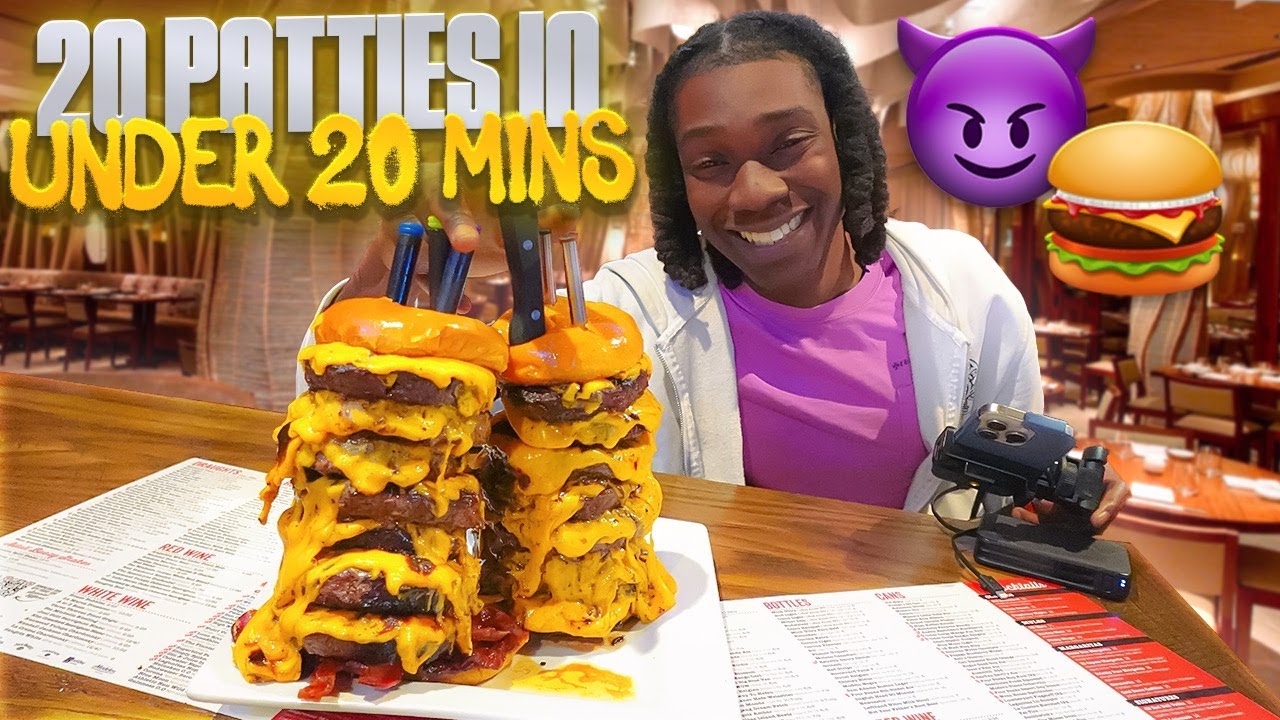 MOMOTION ATE 20 PATTIES IN UNDER 20 MUNITES *UNREAL*