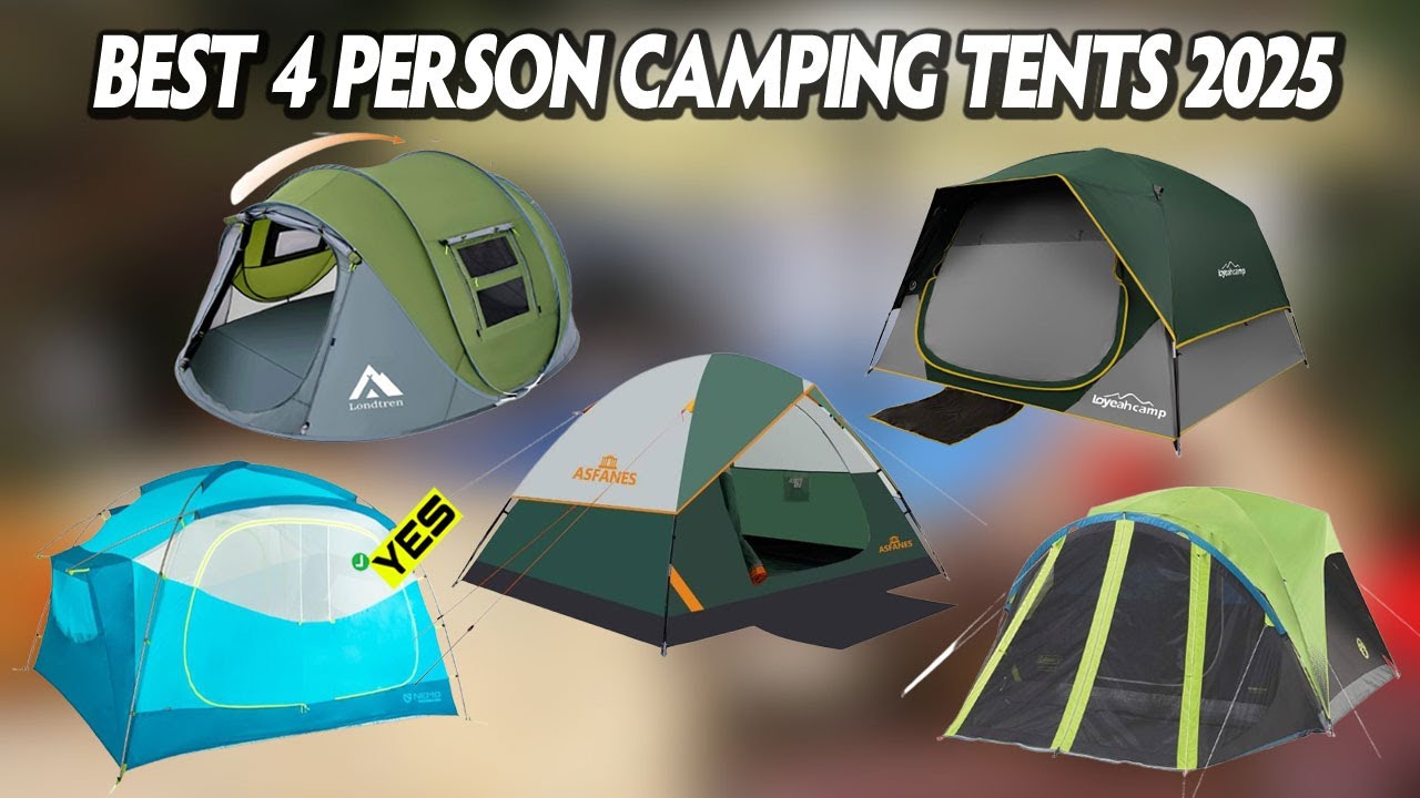 Top 5 Best 4 Person Camping Tents 2025