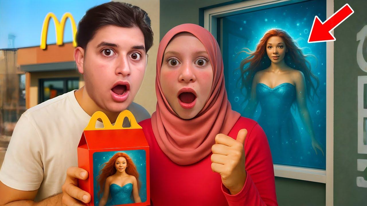طلبنا انا وميدو وجبة الأميرة اريل من الدرك ويب ما توقعنا هيك يصير معنا...!!مخيف