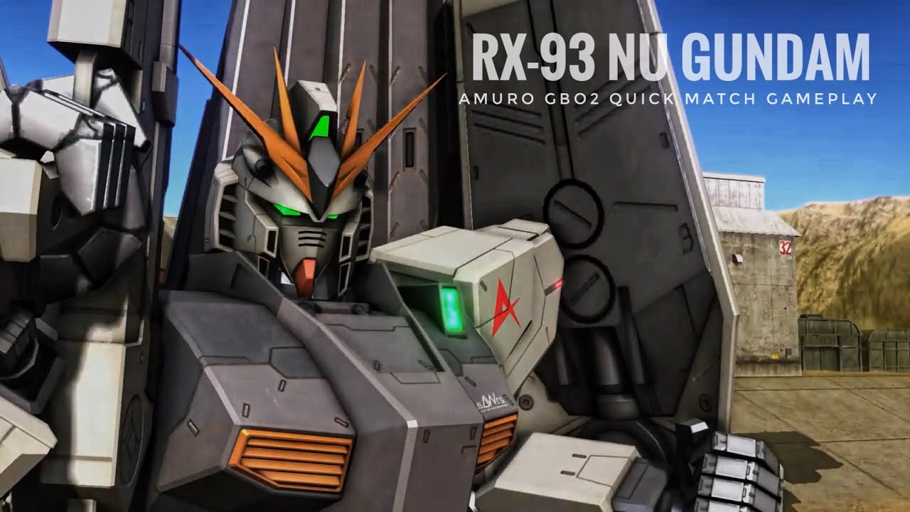 GBO2 Acc-3 RX-93 Nu Gundam R472 Quick Match Gameplay 🎮