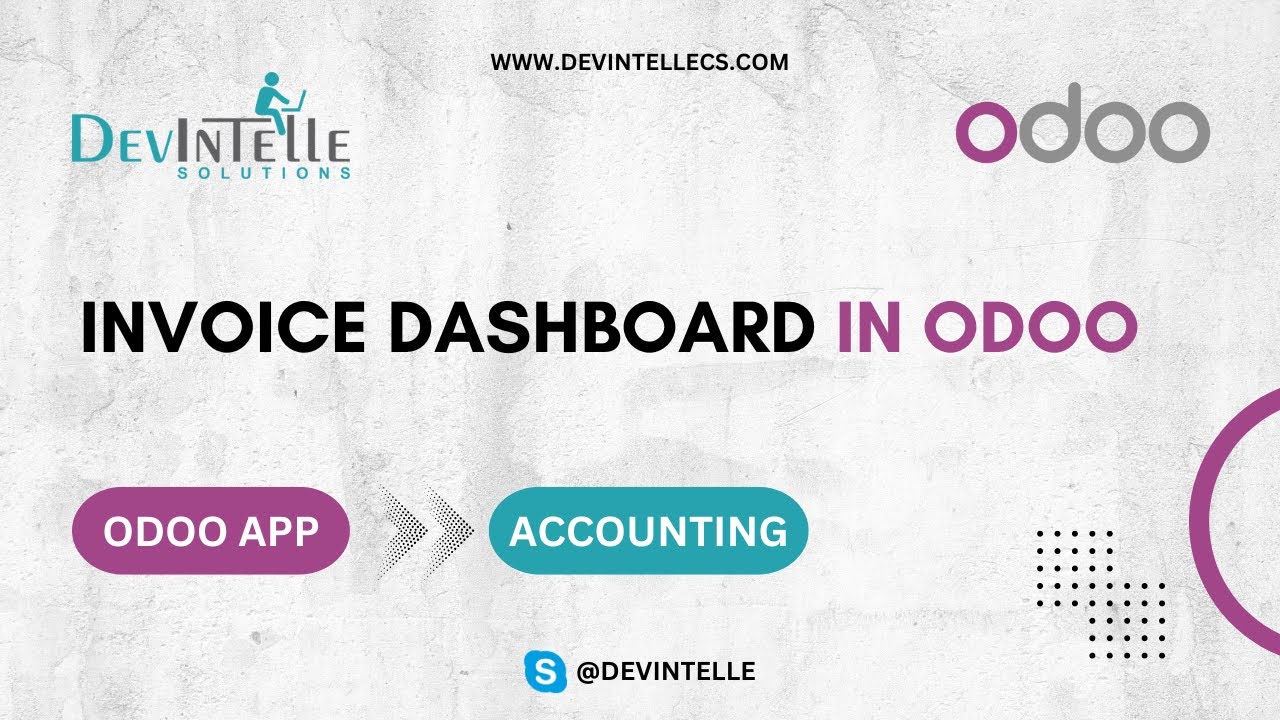 How To Use Invoice Dashboard in Odoo | Invoice dashboard | #odoo | #odooapps
