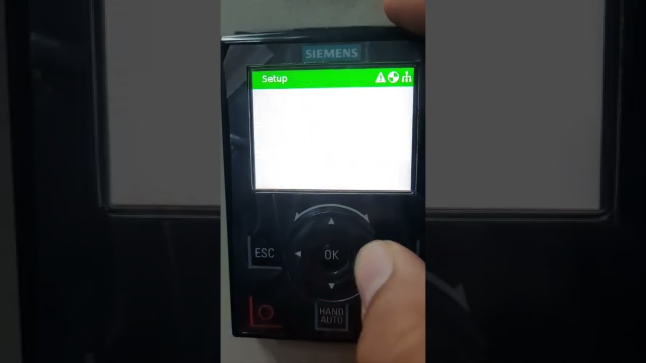Quick startup for SINAMICS G120X VFD from siemens