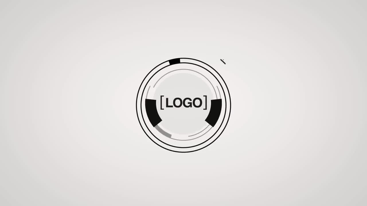 2D Simple Shadow Flat Logo Opener After Effects Templates