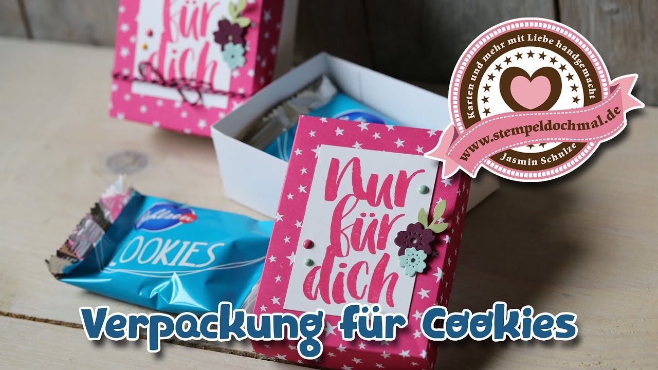 Tutorial: Verpackung für Cookies mit Produkten von Stampin' Up!