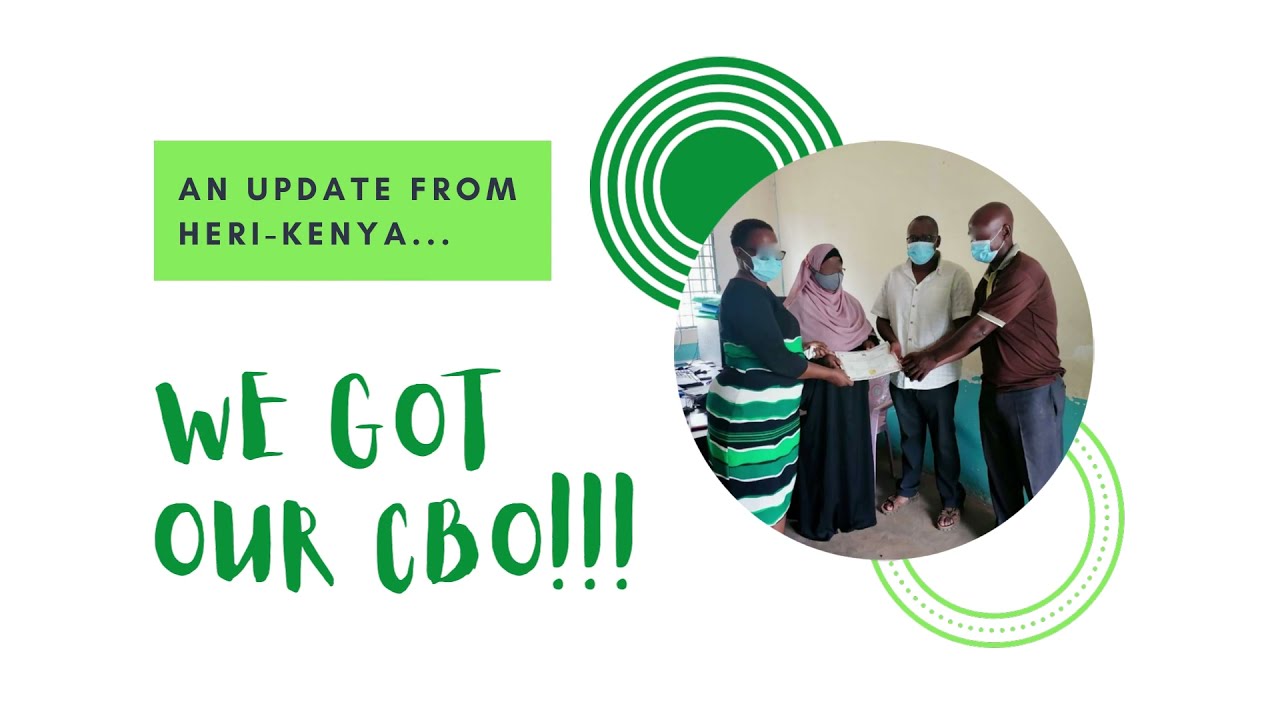 We Got Our CBO!! (Community Based Organization License)