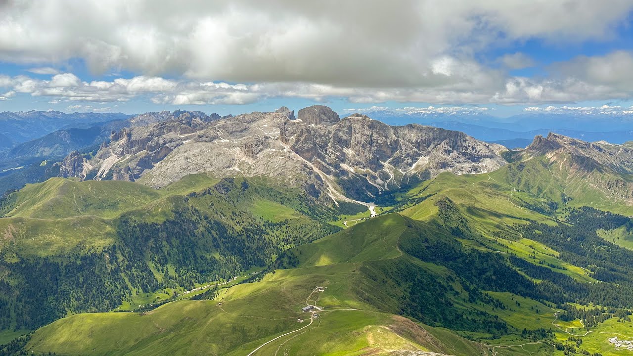 Cima Sassopiatto da Passo Sella