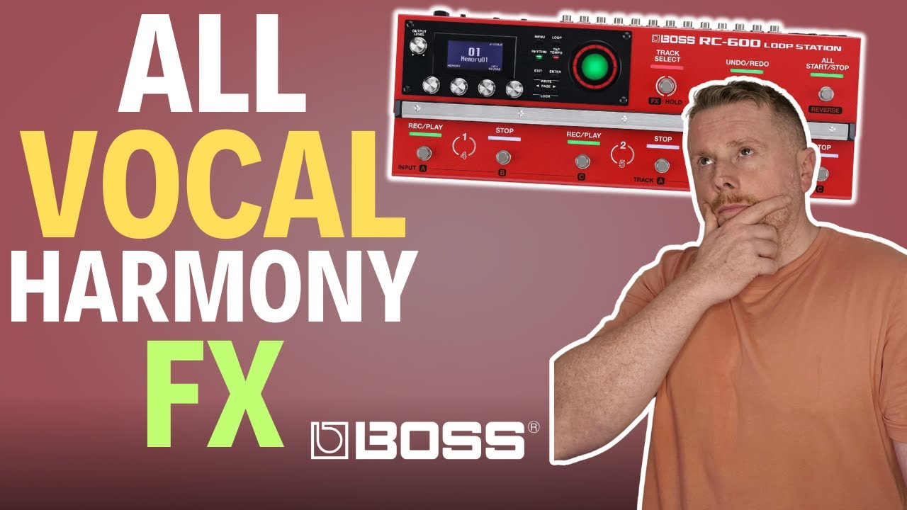 ВСЕ эффекты вокальной гармонизации на BOSS RC-600!