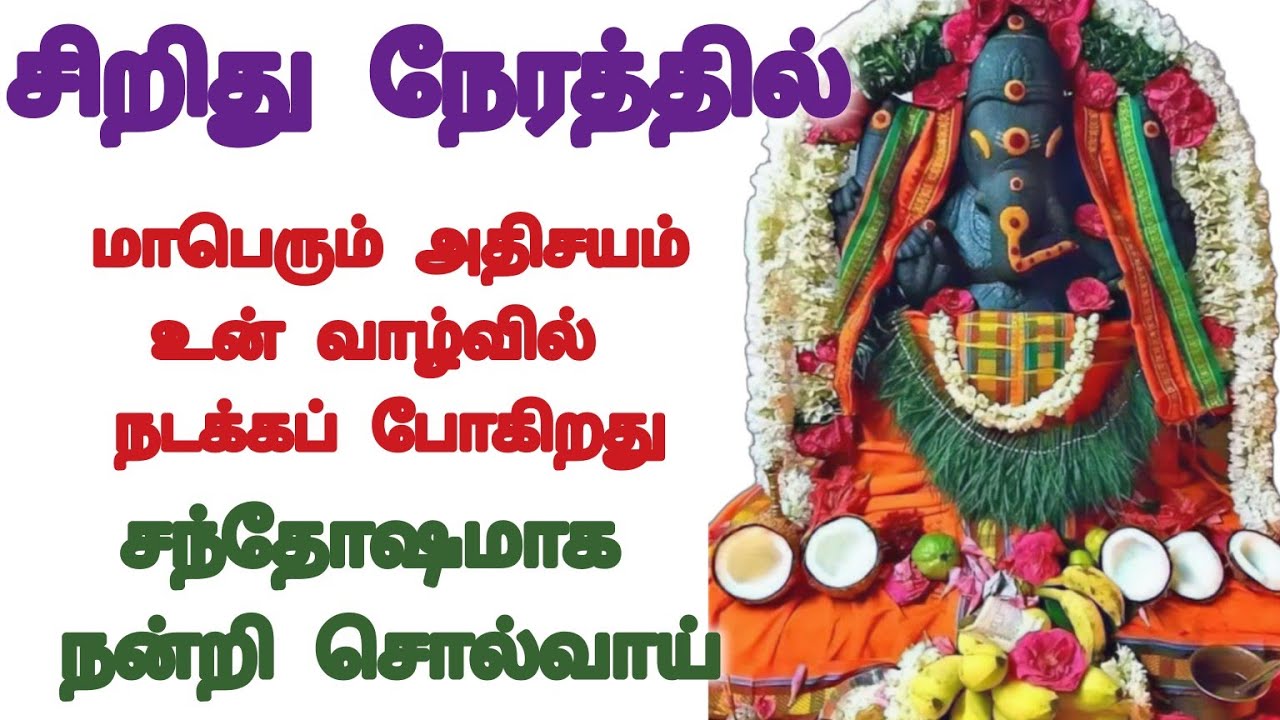 சிறிது நேரத்தில் மாபெரும் அதிசயம் உன் வாழ்வில் நடக்கப் போகிறது சந்தோஷமாக நன்றி சொல்வாய்