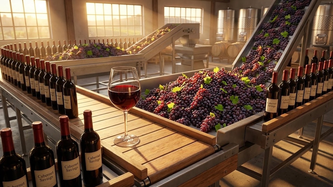 How Cabernet Sauvignon Wine Is Made - From Grape Growing to Premium Red Wine Production