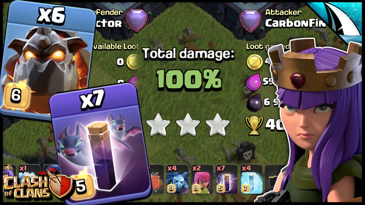 Hounds & Bats!!! IT ACTUALLY WORKS!! | Clash of Clans