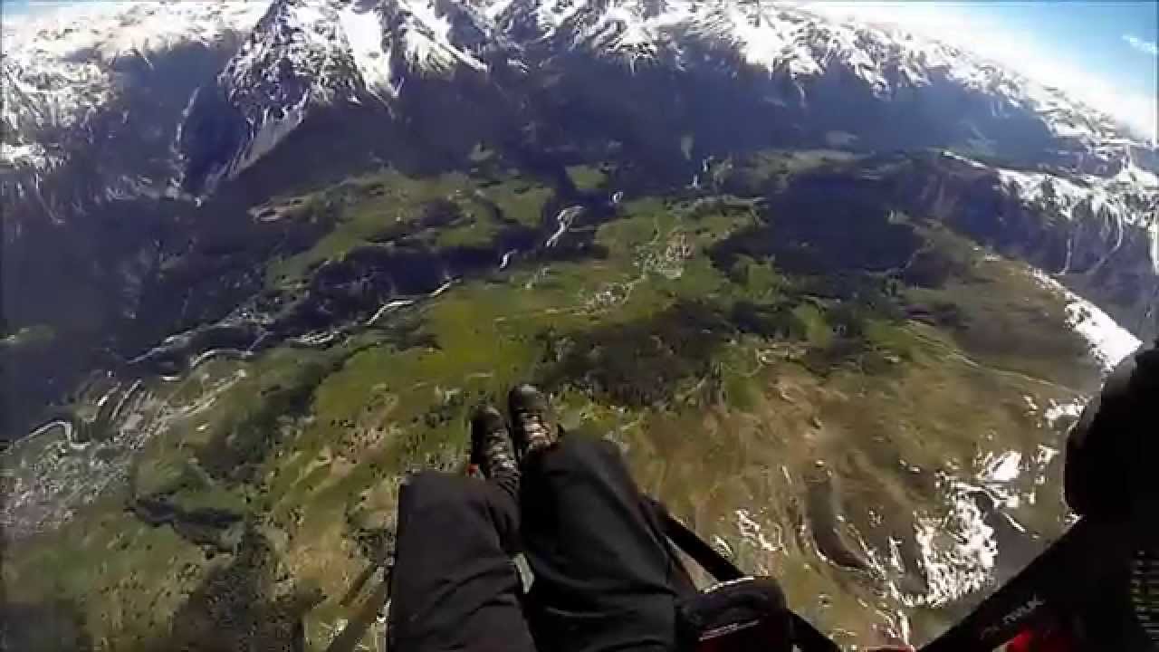 Gleitschirmfliegen, Scuol, Motta Naluns, 3671m