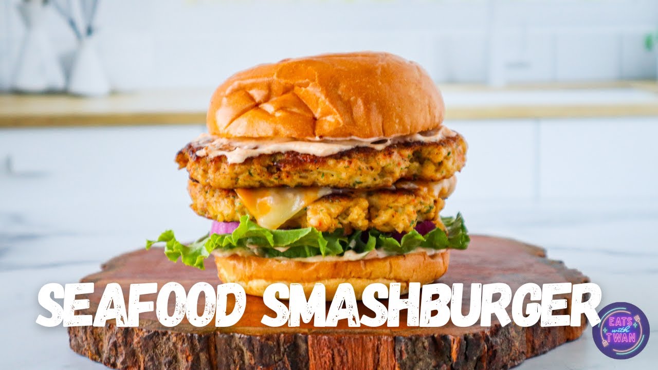 Seafood Smashburger | Crab & Shrimp Smashburger