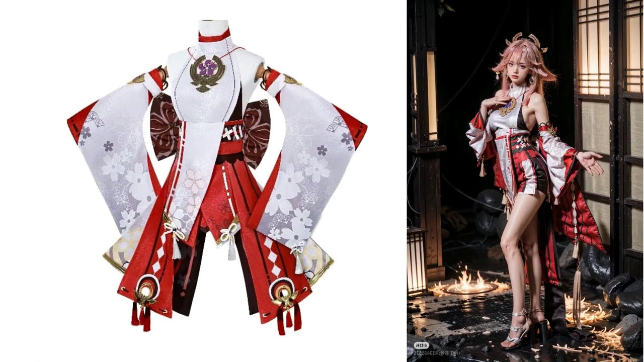 🎮【Genshin Impact】Yae Miko Outfit Breakdown｜Stunning Details & Cosplay Inspiration!