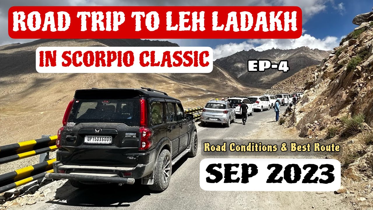 Leh to Nubra Valley via Khardung La | Road Trip to Ladakh in Scorpio Classic Sep 2023 #ladakh #leh