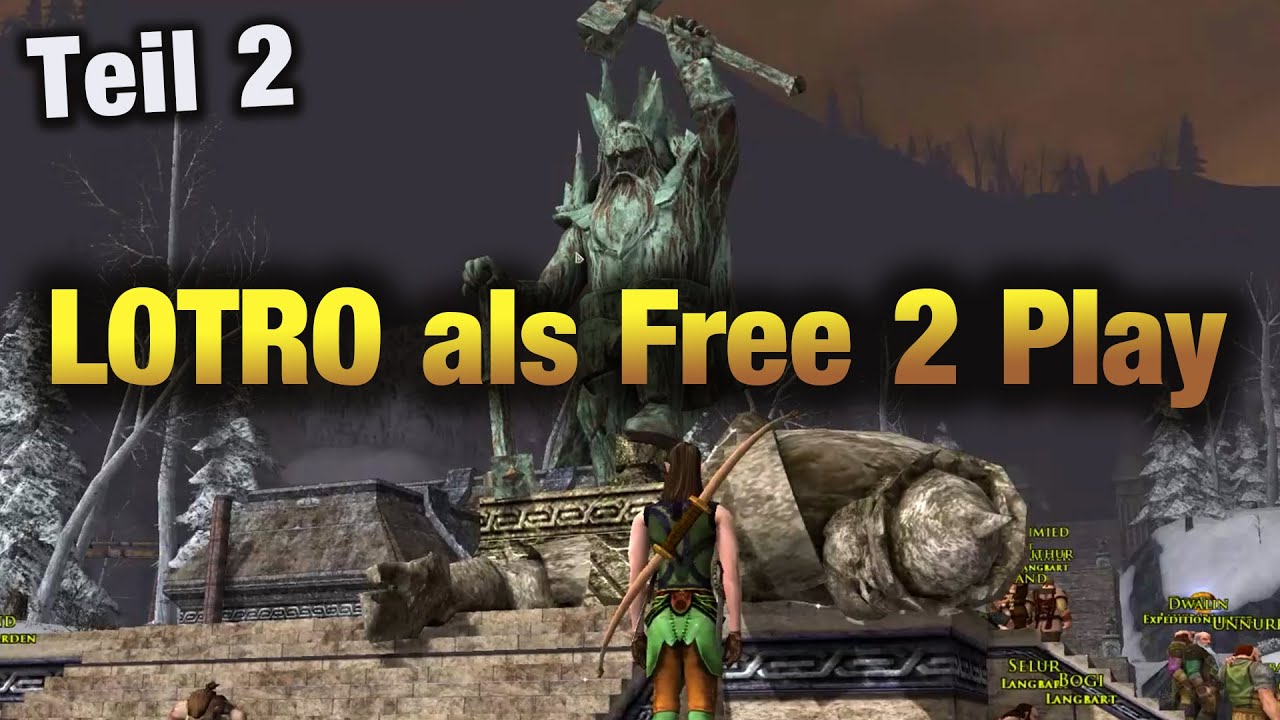 #2 Herr der Ringe Online Beginner Guide Free2Play Frerins Platz | Lets Play LOTRO Tutorial