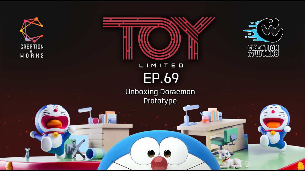 EP. 69 Creation At Works : Doraemon Statue (Prototype) Unboxing by Toy Limited
