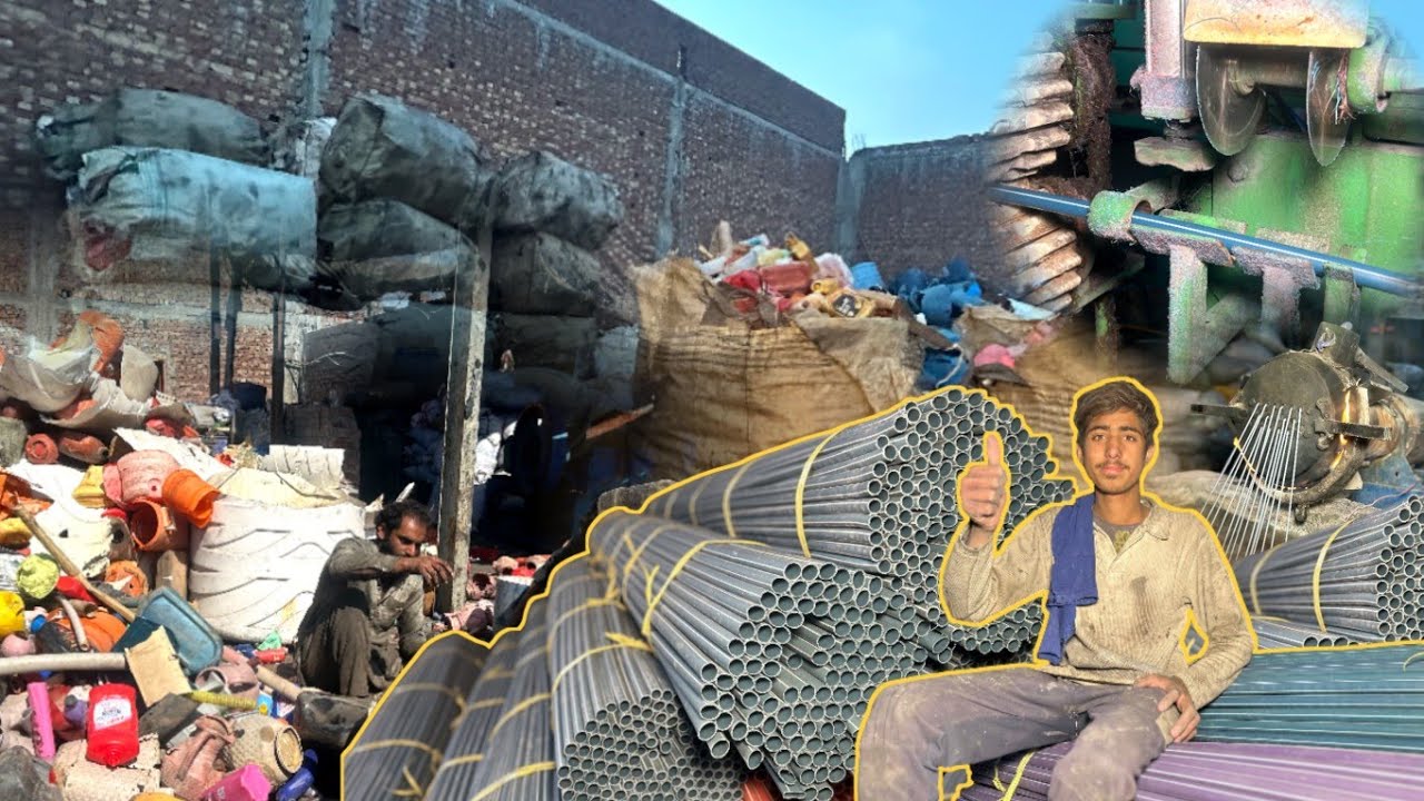 How Waste Plastic  convert into Electric Wiring Pipes through Recycling
