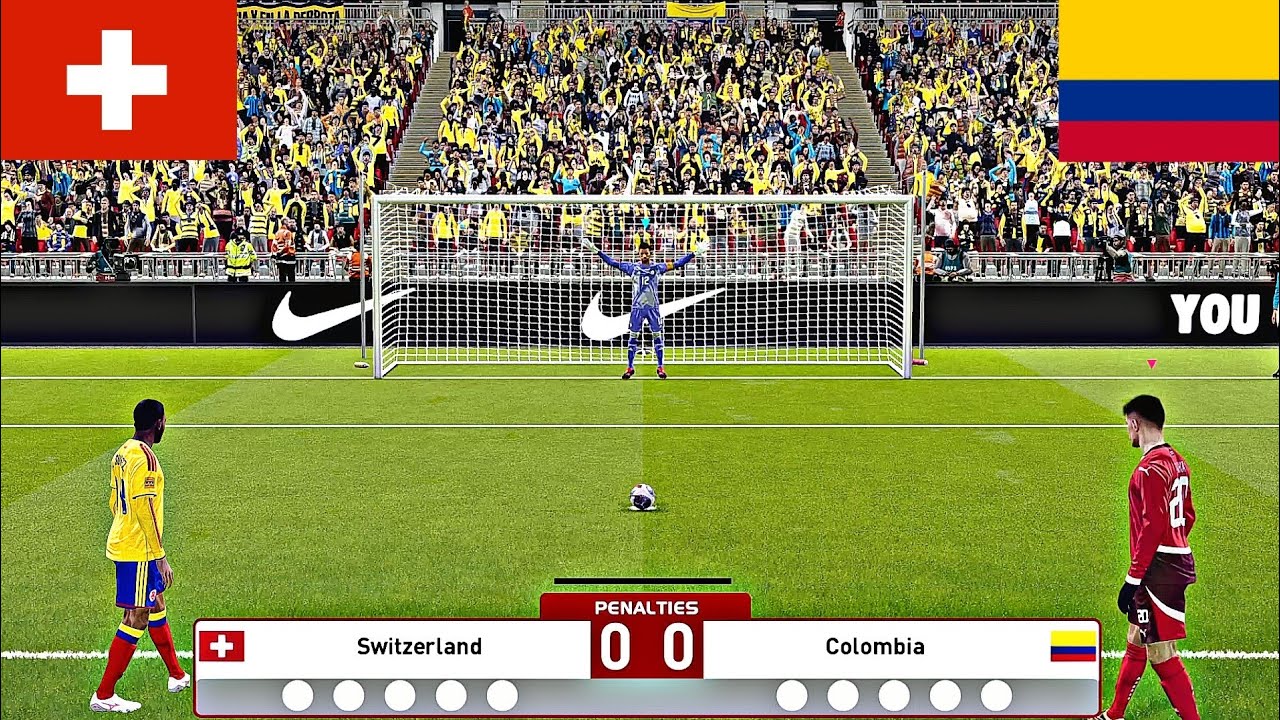 SWITZERLAND VS COLOMBIA FULL PENALTY SHOOTOUT | SUI VS COL HIGHLIGHTS