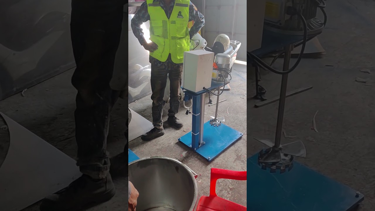 Handover of Two Pneumatic Lifting Agitators for Flexible Production Operations