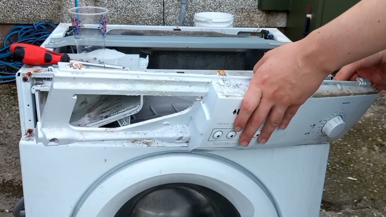 Taking apart Bush A126Q washing machine