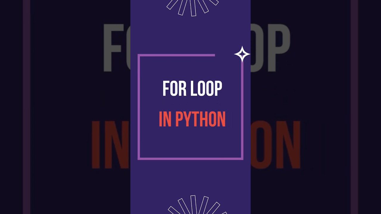 FOR Loop in Python  #codingforkids #pythoncoding #pythonforkids #pythonprogramming #codingforteens