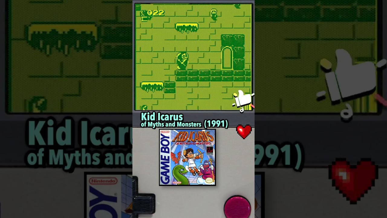 Kid Icarus: Of Myths and Monsters (Original Gameboy 1991)