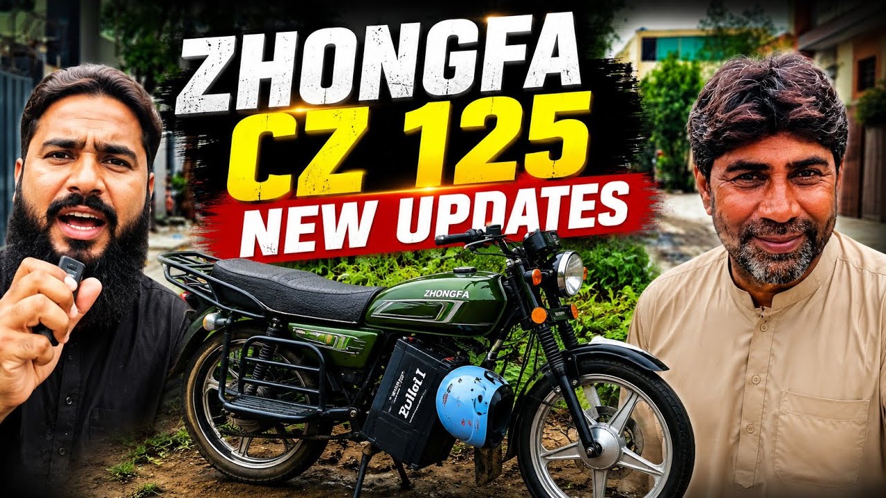  Finally! Zhongfa CZ 125 Ka New Stock Agaya 😍 | EV Bike Latest Update #farhanbinashraf