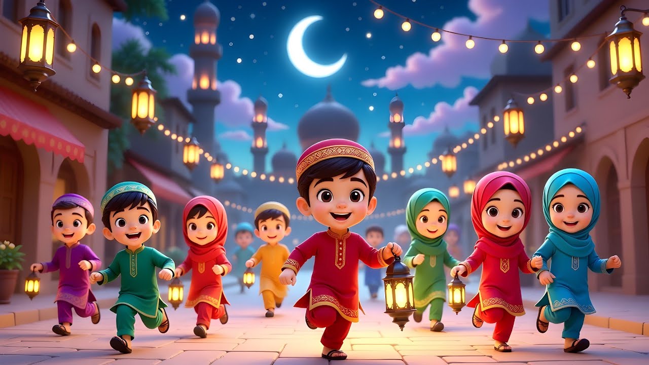 Ramzan ke roje Aaye Dil jhoom jhoom jaaye Islamic kids cartoon | رمضان کے روزے آئے دل جھوم جائے 