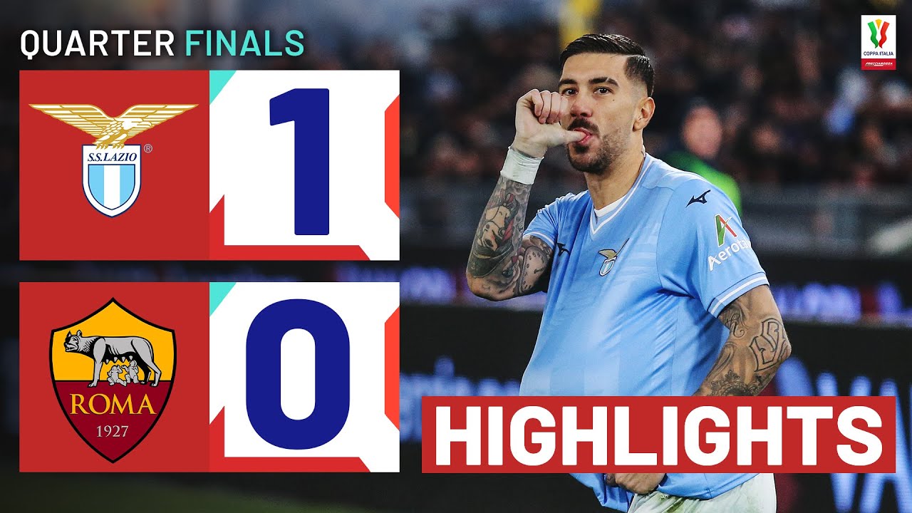 LAZIO-ROMA 1-0 | HIGHLIGHTS | 3 Red Cards in a Fierce Rome Derby | Coppa Italia Frecciarossa 2023/24