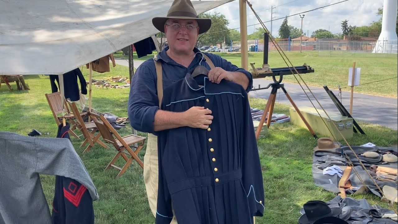 Uniforms of the US Army from the Civil War up until the Spanish American war.
