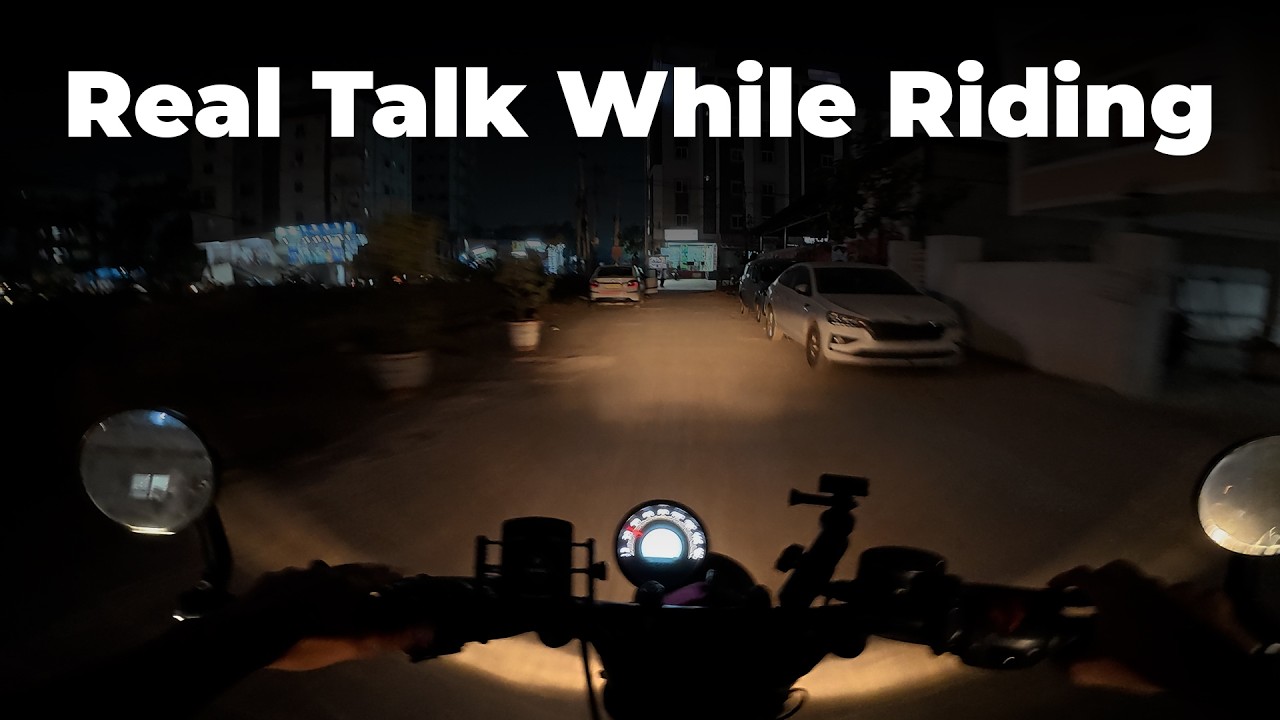 Bike Ride With Mic 🎙️ | Hyderabad Update + Real Talks