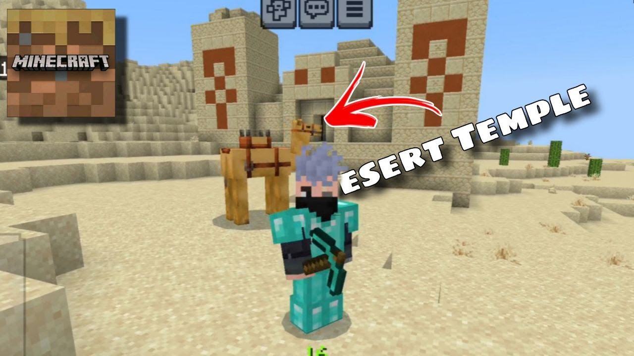 How to find Dessert Temple Pyramid in Minecraft Trial New Update