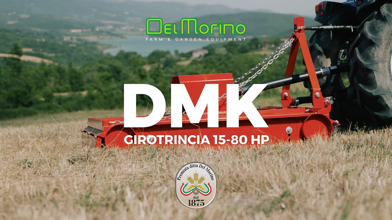 🇮🇹 | Girotrincia per trattore DMK | Del Morino
