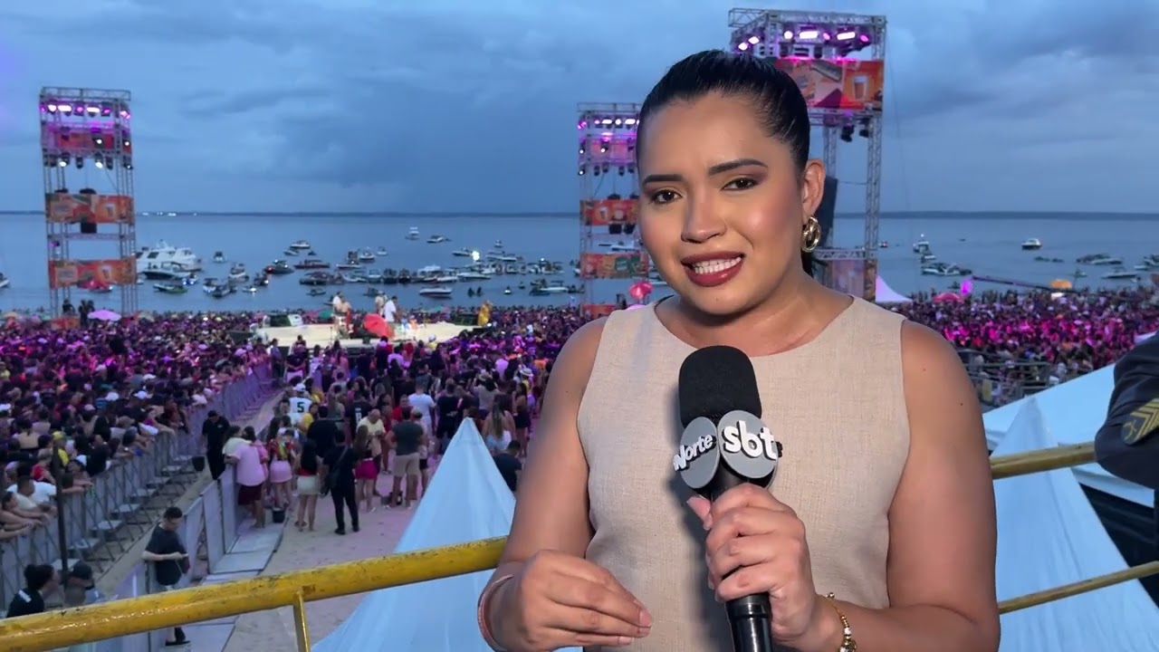 POVO NA TV - 02.02.2026 - JU MARQUES MARCA PRESENÇA NA PONTA NEGRA PARA GRAVAÇÃO DE DVD