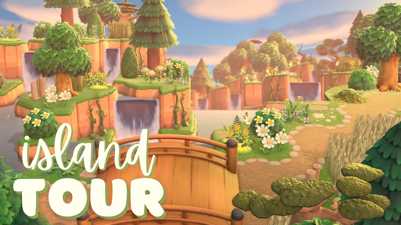 Это лучший остров Animal Crossing | Тур по острову, который наполовину город, наполовину деревня