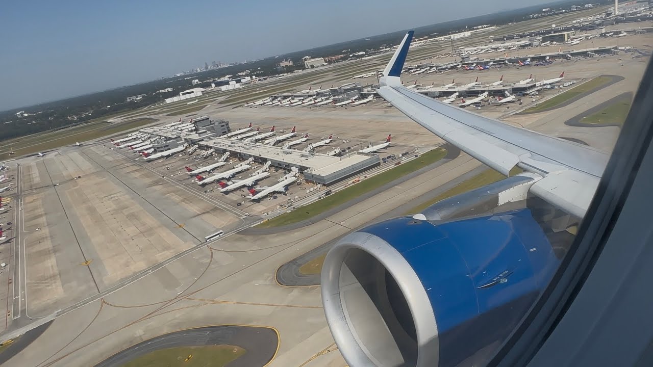 CFM Buzzing Away! NICE Delta A321 Takeoff from Atlanta!