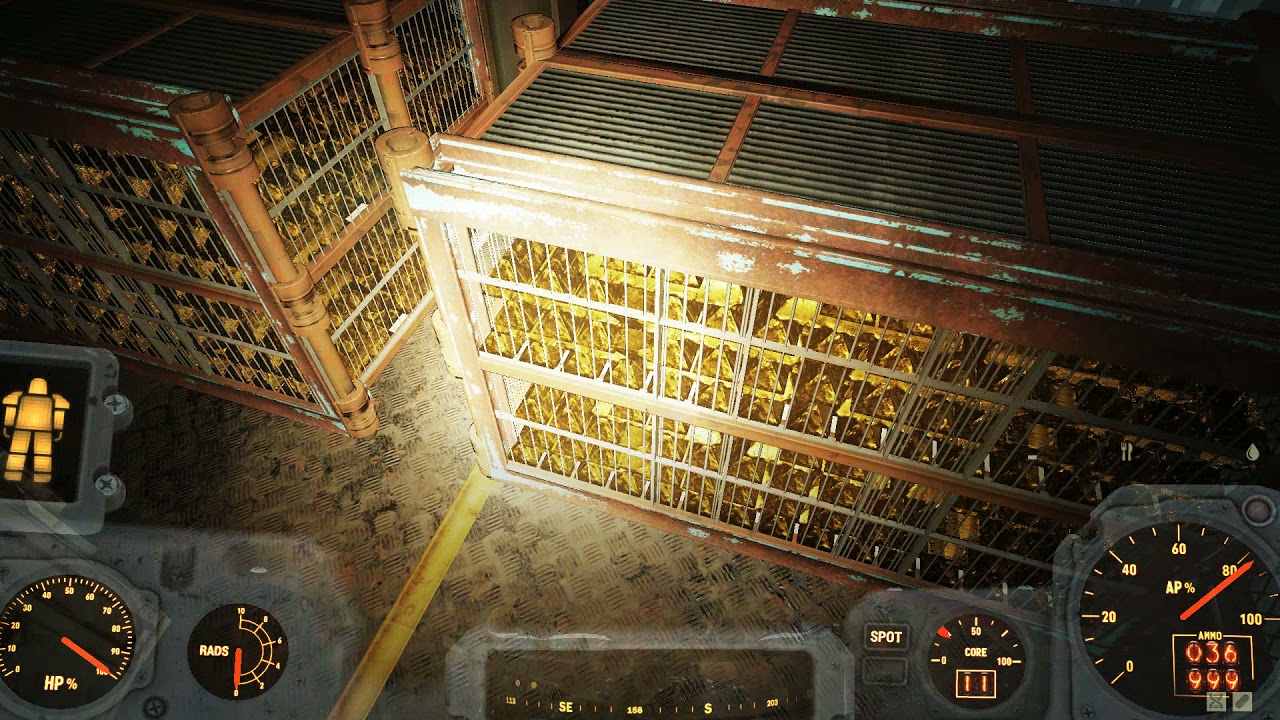 Exploring the entirety of the Vault 79 Gold Vault